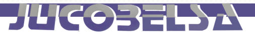 BIENVENIDOS A TAPICERÍAS JUCOBELSA S.L. ESTE ES NUESTRO LOGOTIPO EN COLOR BLANCO GRIS Y MORADO CLARO
