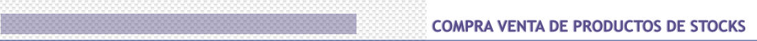 COMPRA VENTA DE PRODUCTOS DE STOCKS Logotipo & Lorem Ipsum